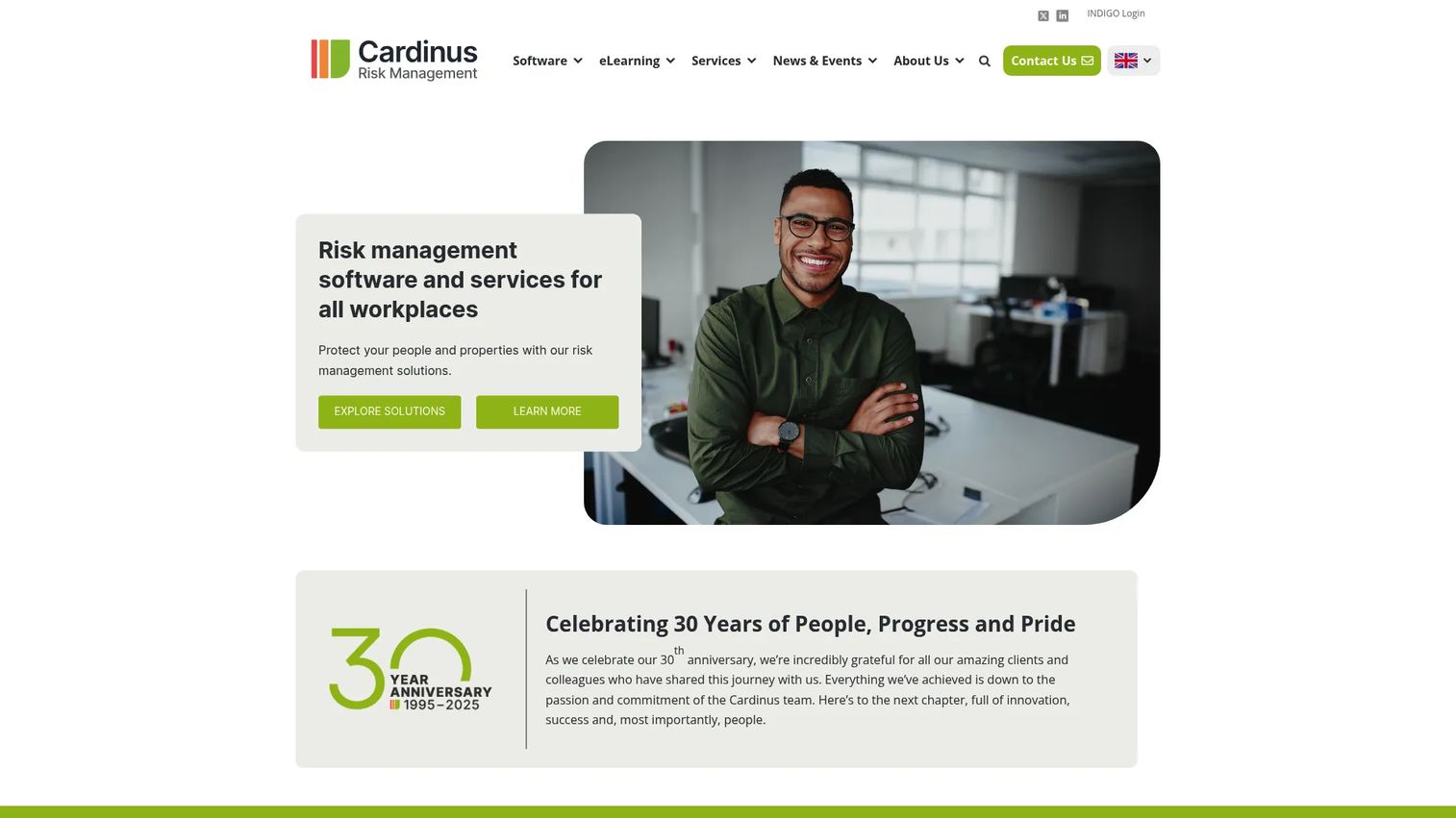 Cardinus ergonomics software for office and hybrid workforce assessments