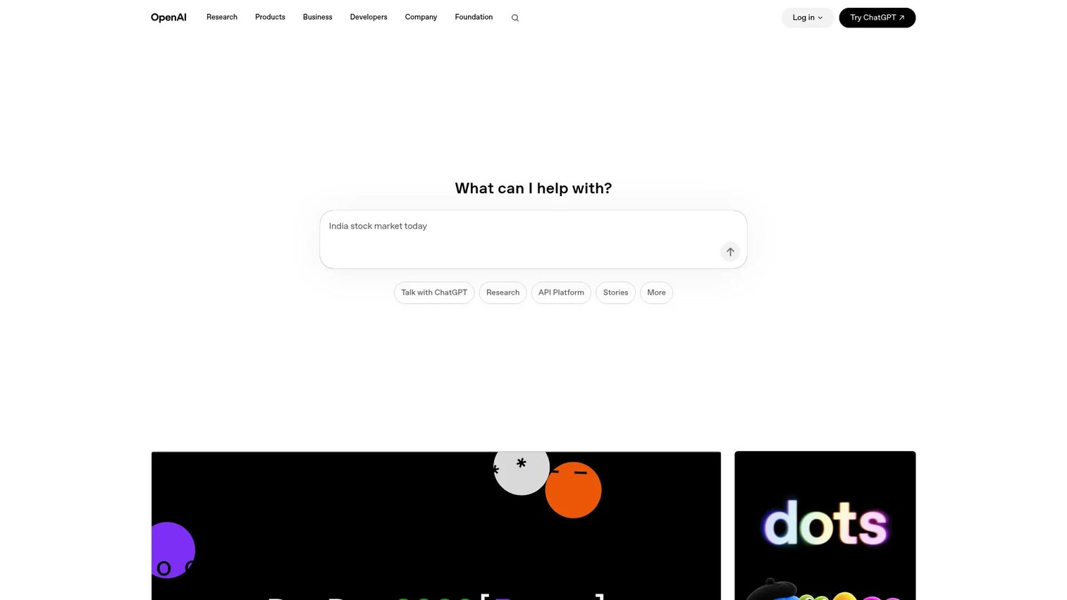 OpenAI API language feature workflow