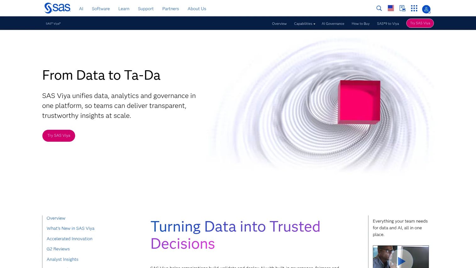 SAS Viya analytics platform for insurance risk and fraud modeling