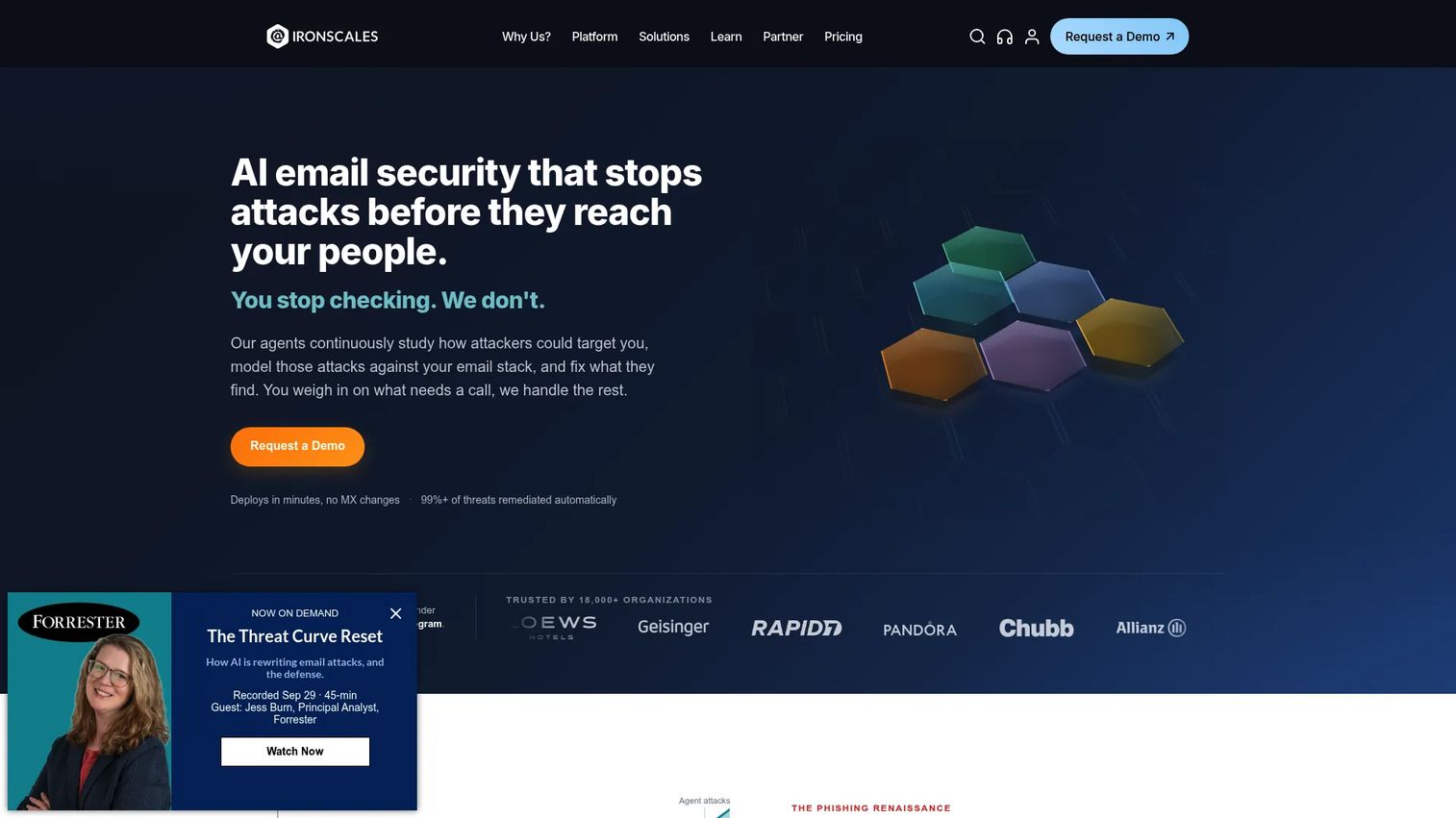 IRONSCALES phishing response and remediation workflow
