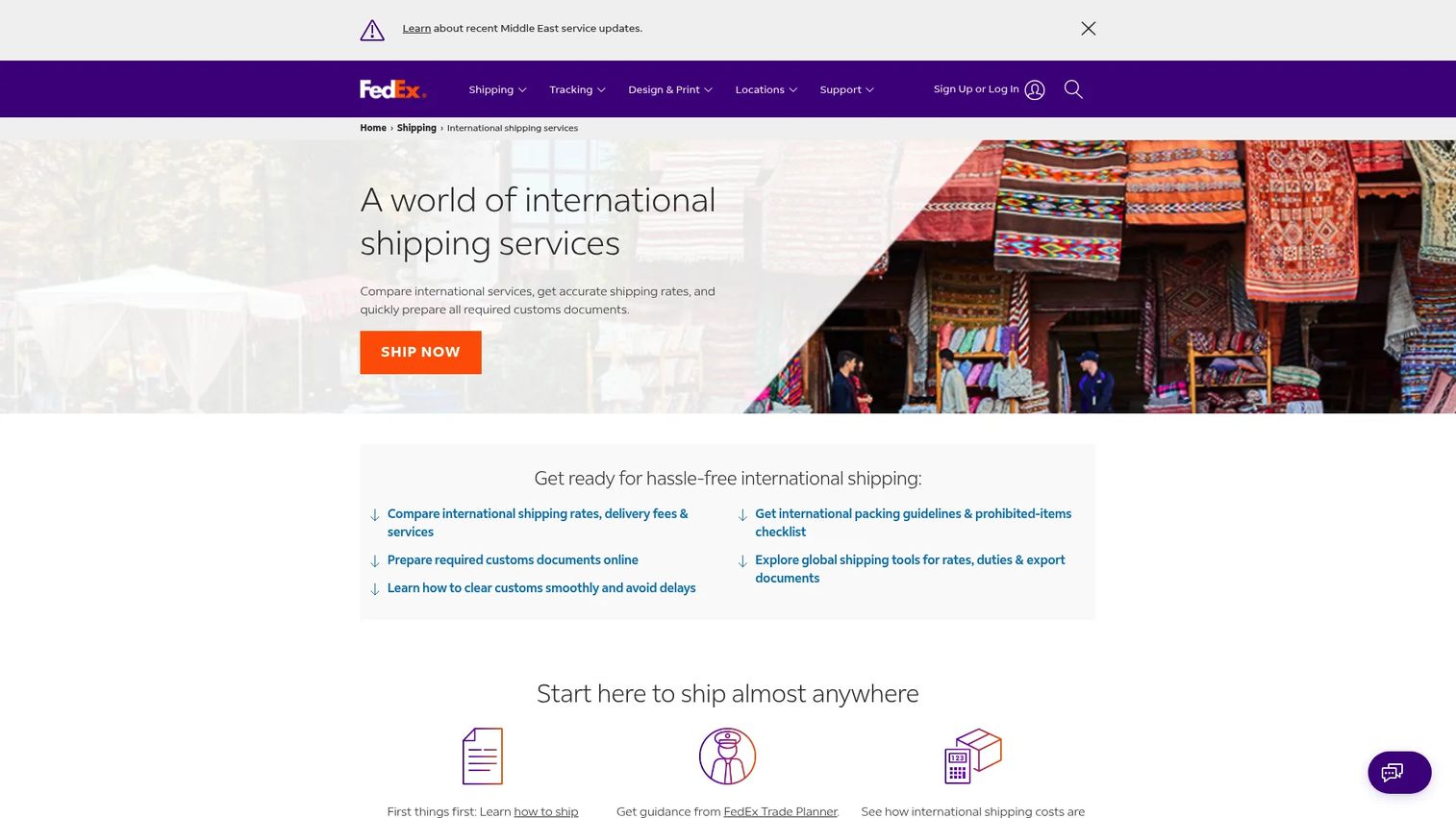 FedEx International Connect shipping service for cross border ecommerce