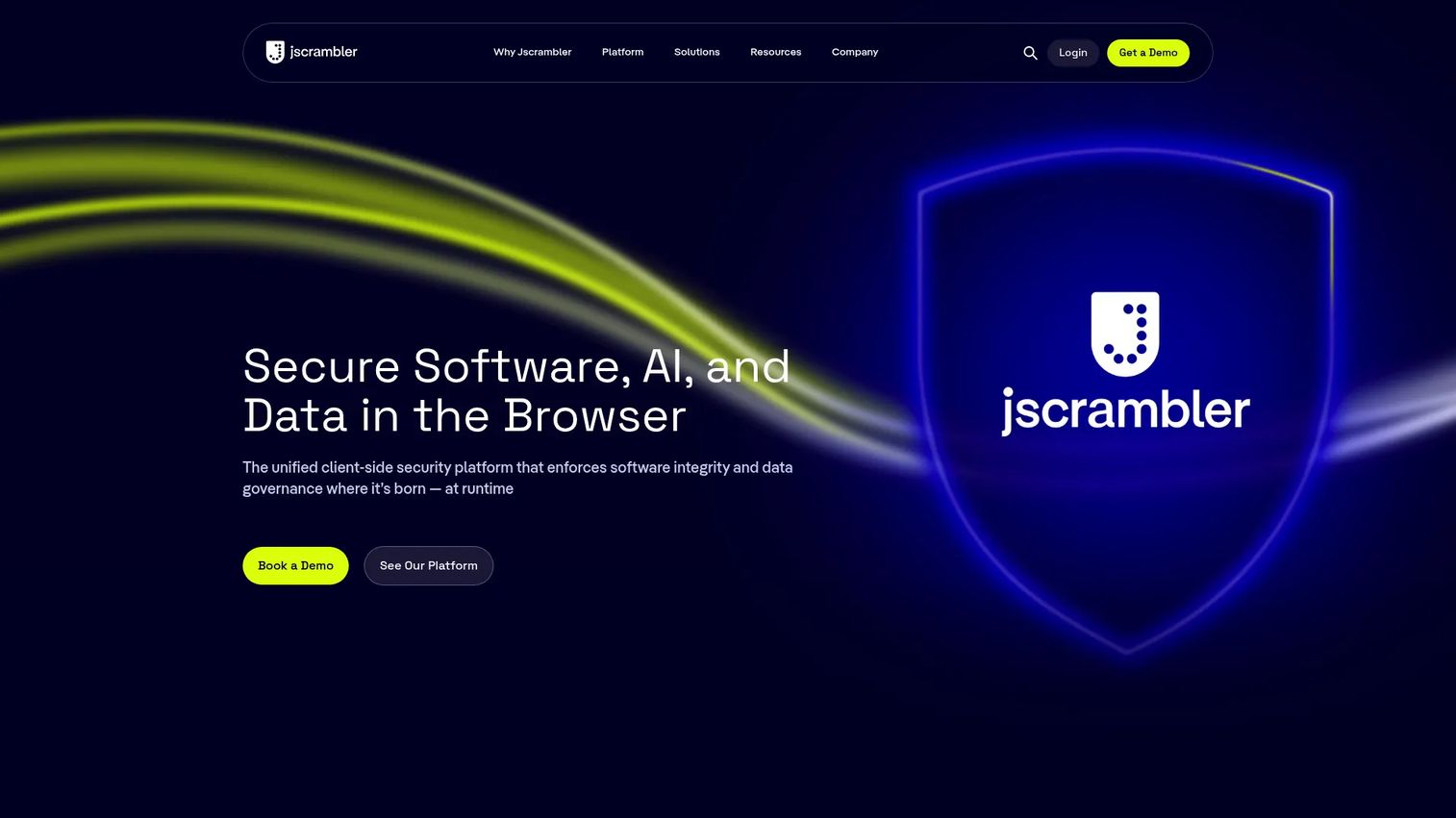 Jscrambler application shielding for JavaScript and client-side code
