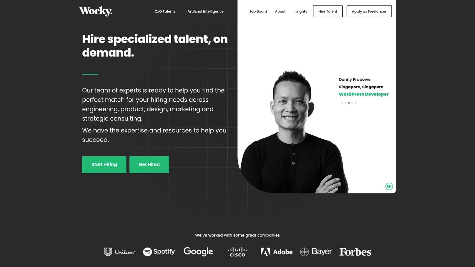 Worky employee directory software
