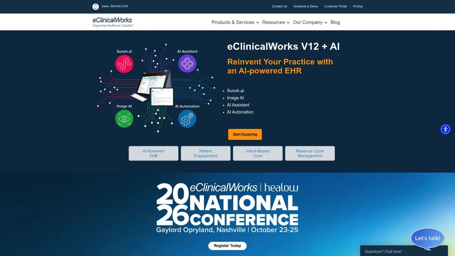 eClinicalWorks ambulatory EHR workflow interface