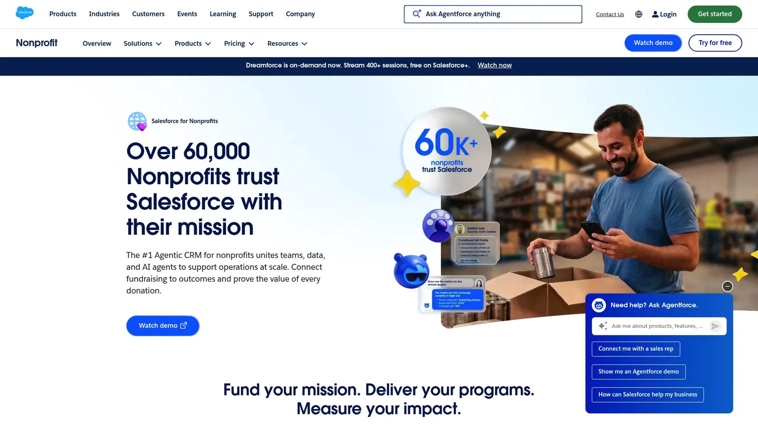 Salesforce Nonprofit Cloud constituent directory