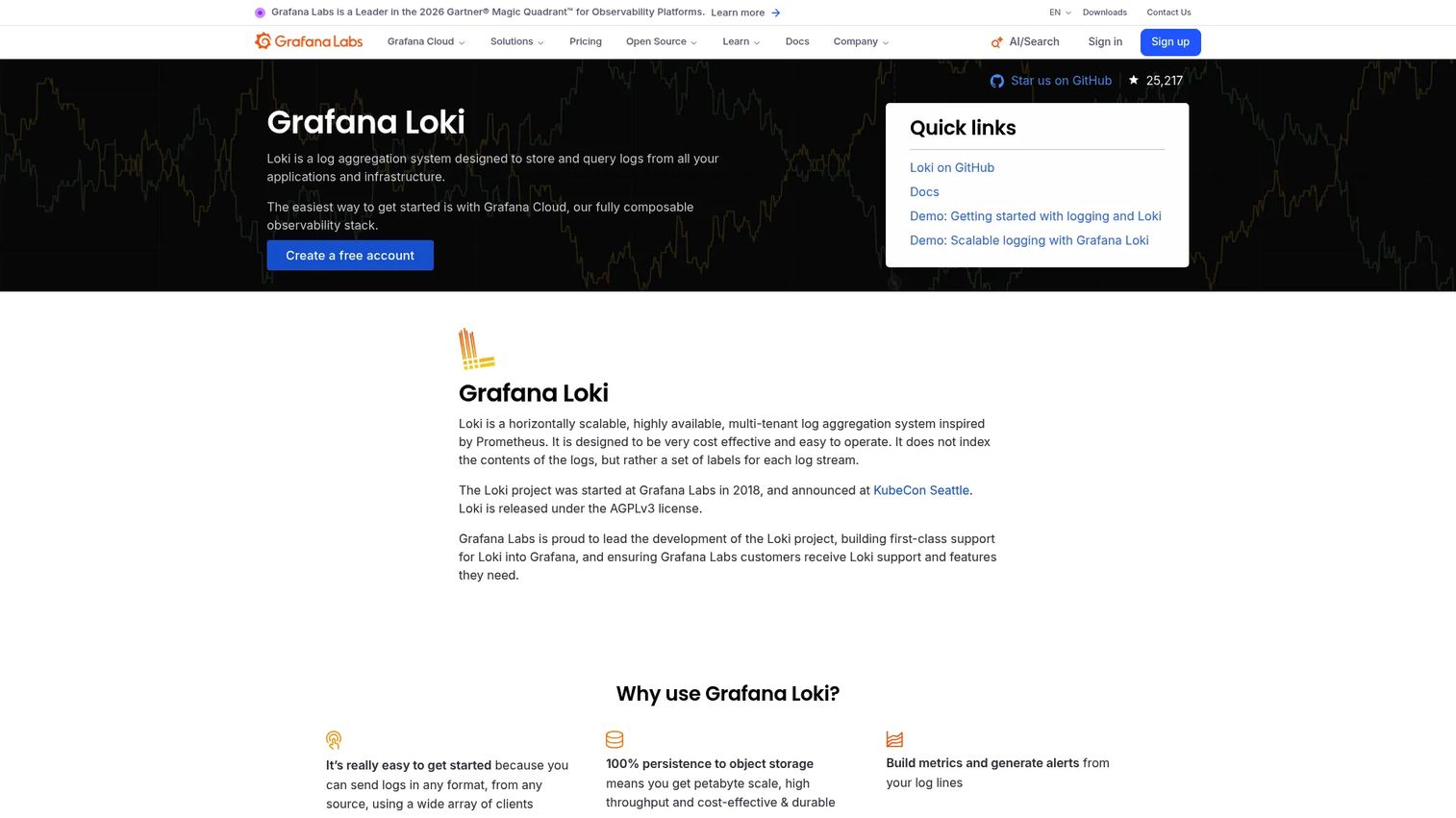 Grafana Explore interface showing Loki log queries