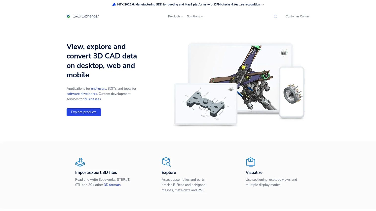 CAD Exchanger CAD data exchange software interface