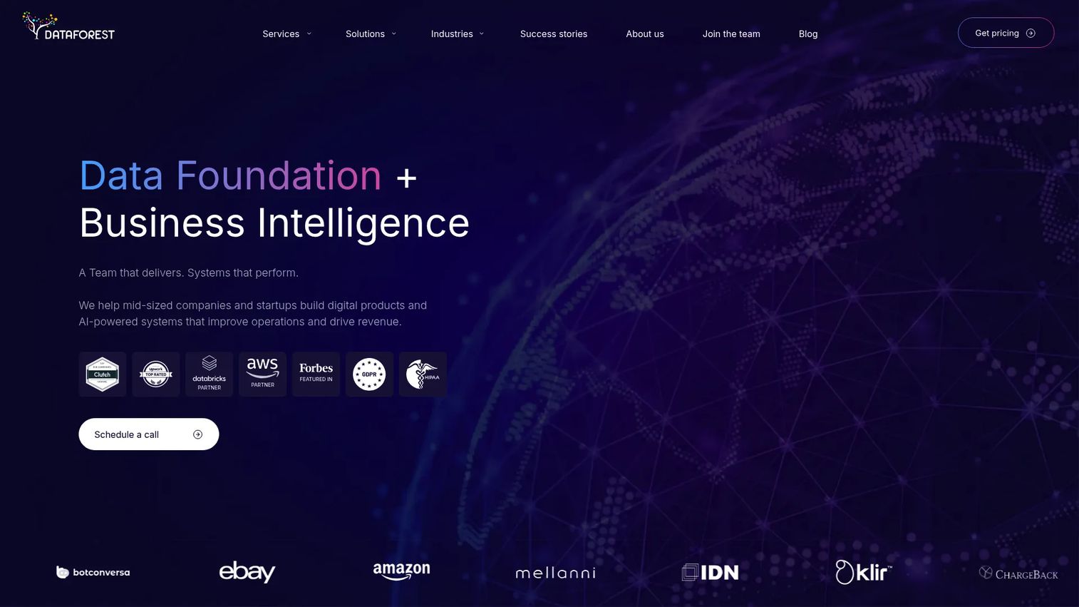 DataForest enterprise e-commerce data integration architecture