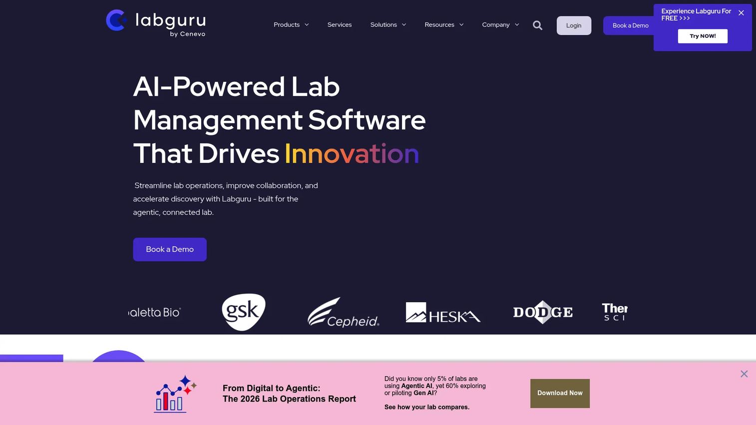 Labguru lab management inventory module