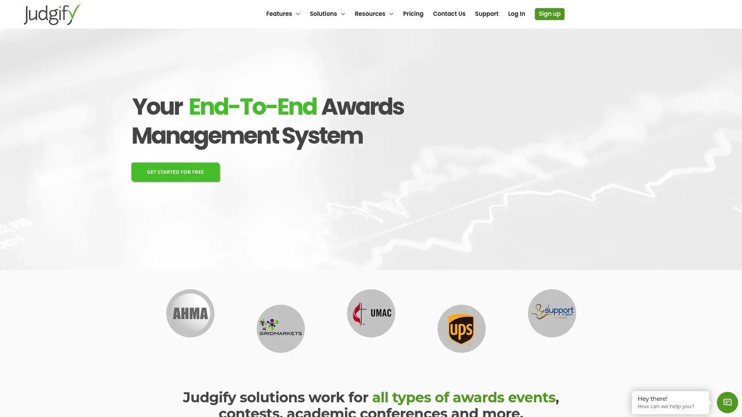 Judgify awards management software scoring and public voting workflow