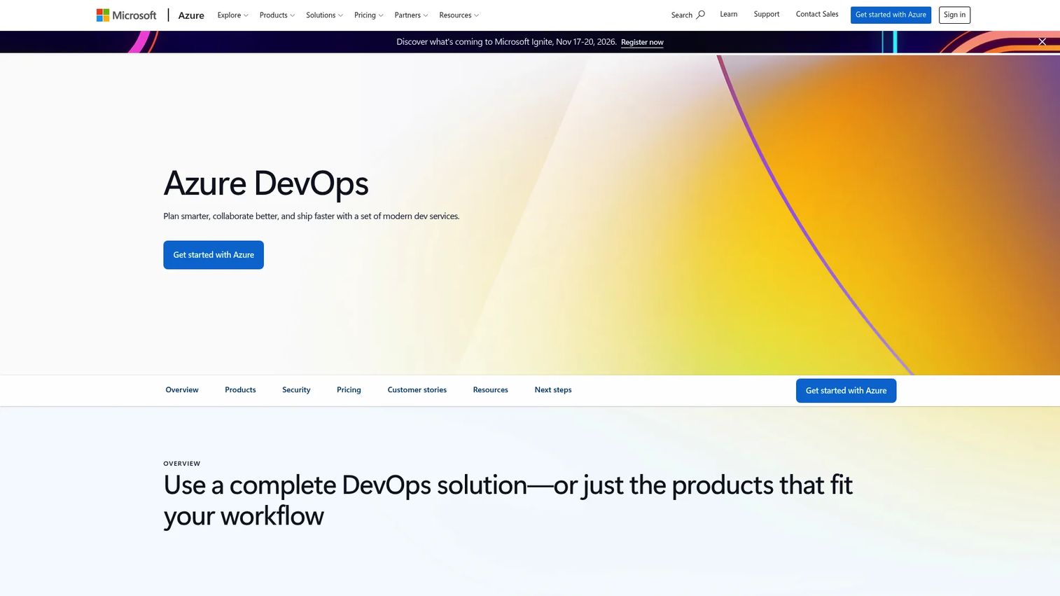 Azure DevOps pipeline and project interface
