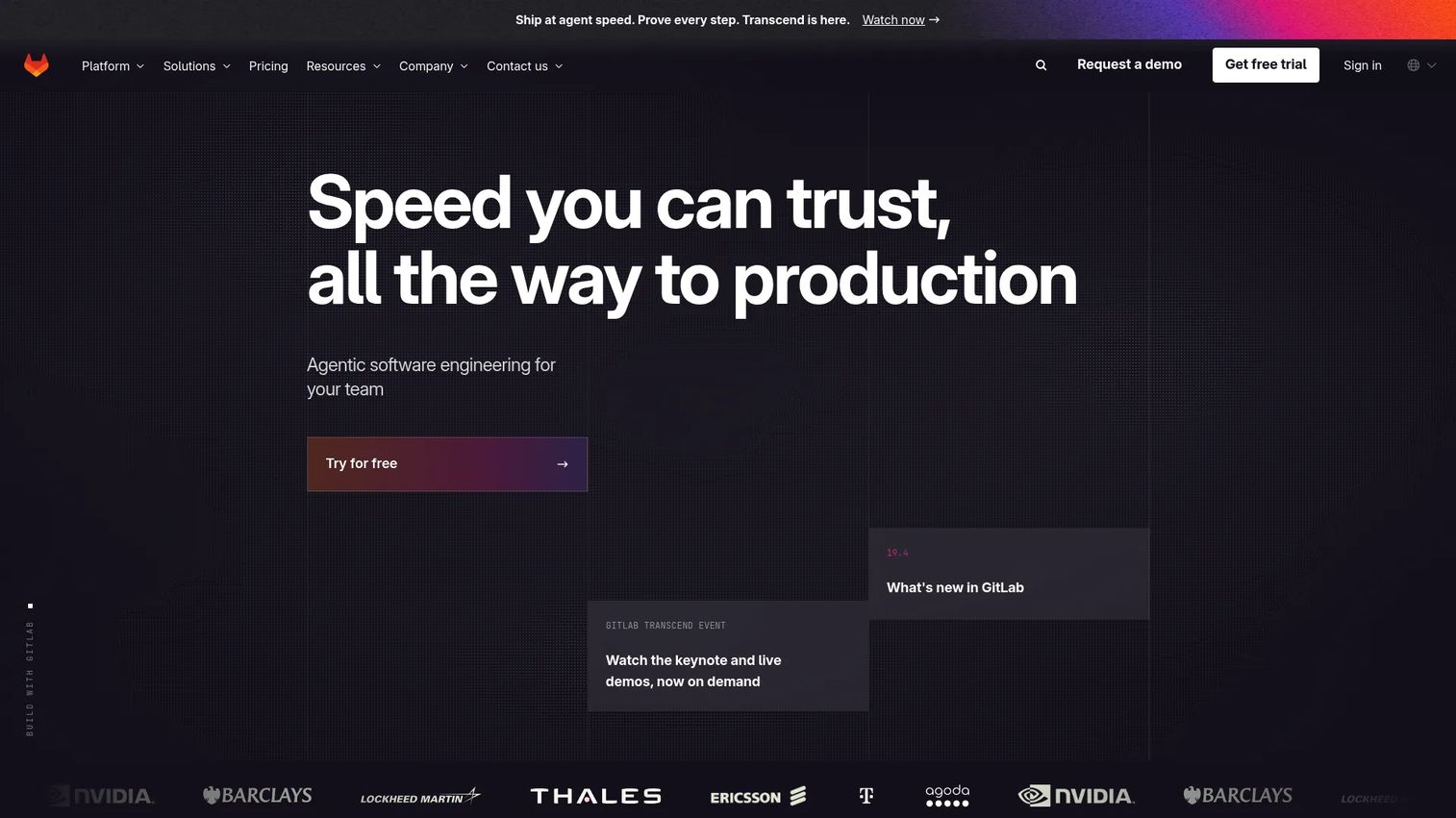 GitLab CI/CD pipeline interface
