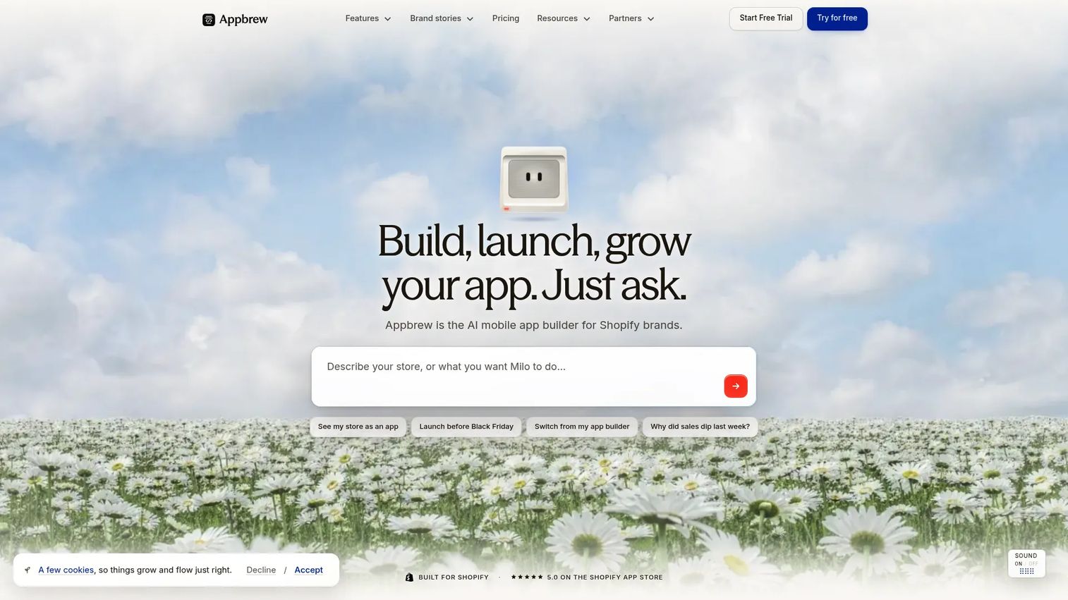 Appbrew mobile commerce app builder