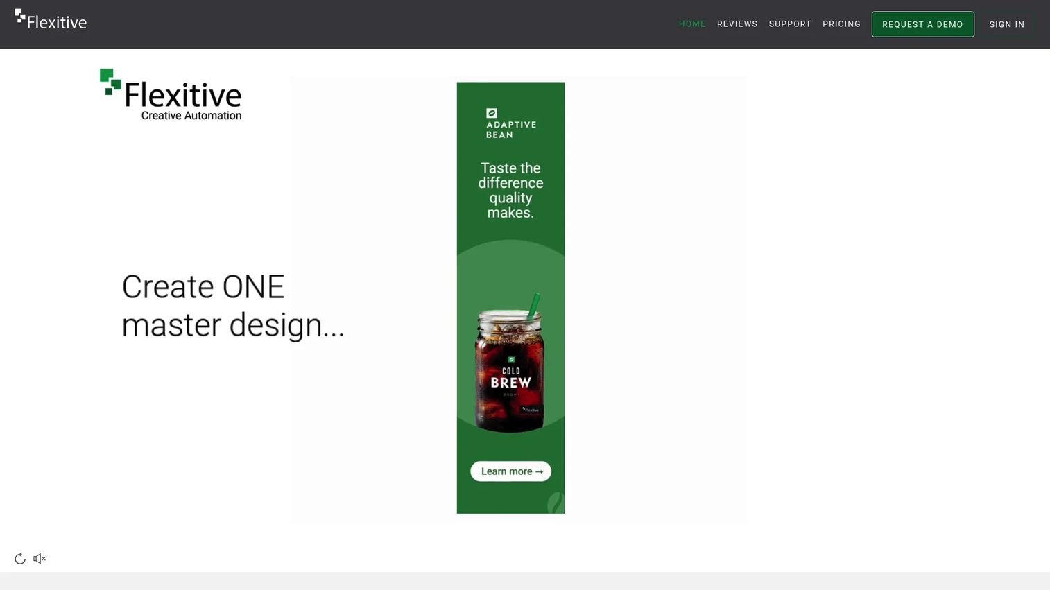 Flexitive responsive display ad design platform
