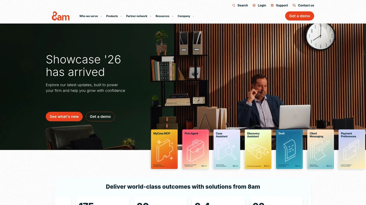 8am LawPay interface for law firm payment collection