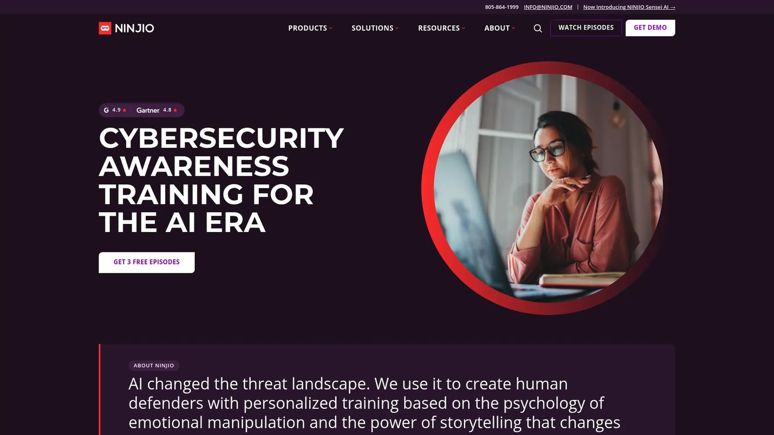 NINJIO security awareness training microlearning content