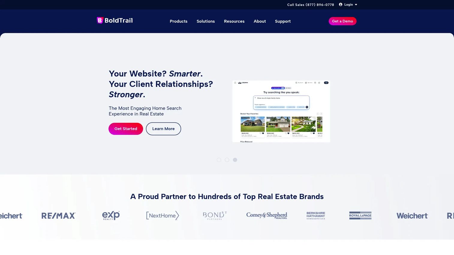 Boldtrail brokerage CRM dashboard for leads and team workflows