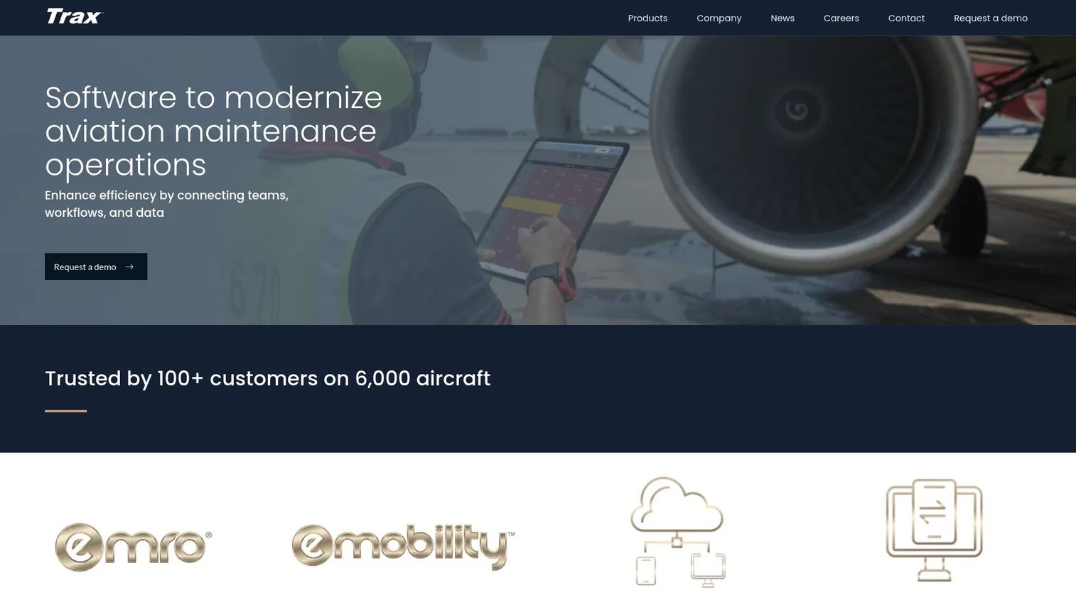 TRAX aviation maintenance software for airline and enterprise MRO compliance.