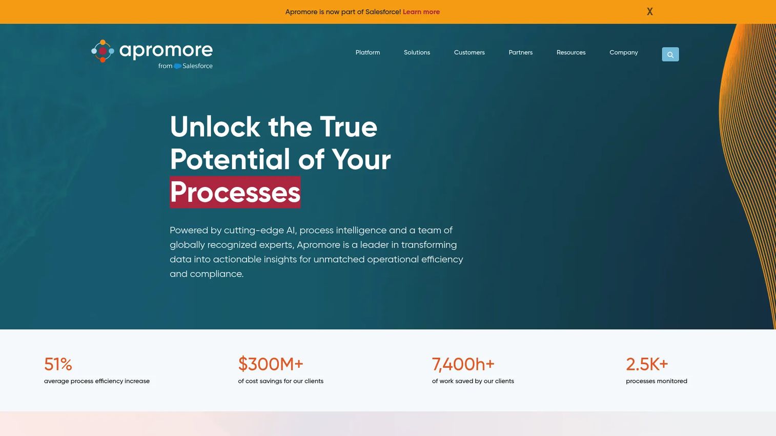 Apromore process intelligence platform homepage