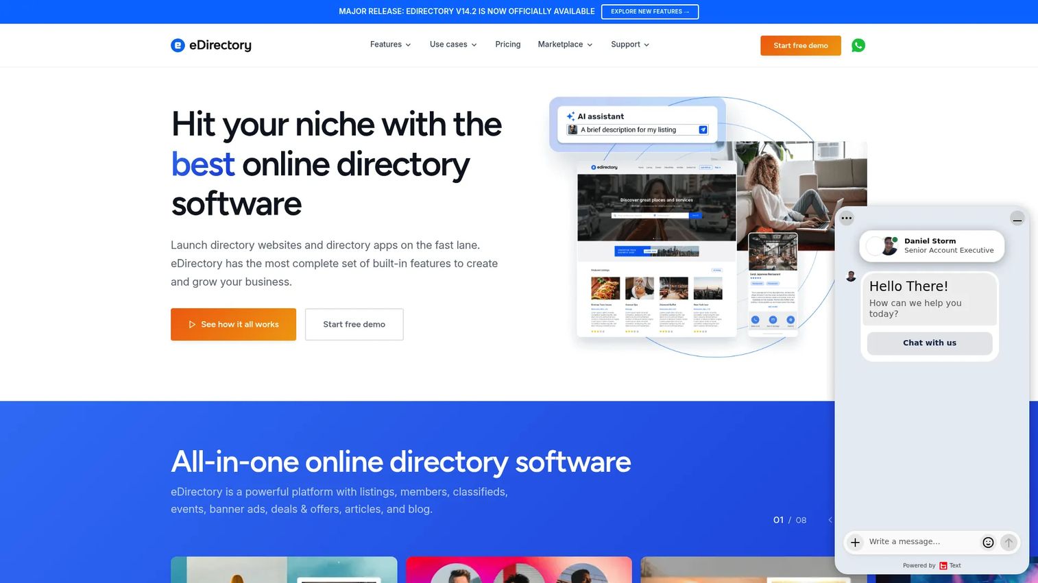 eDirectory online directory software