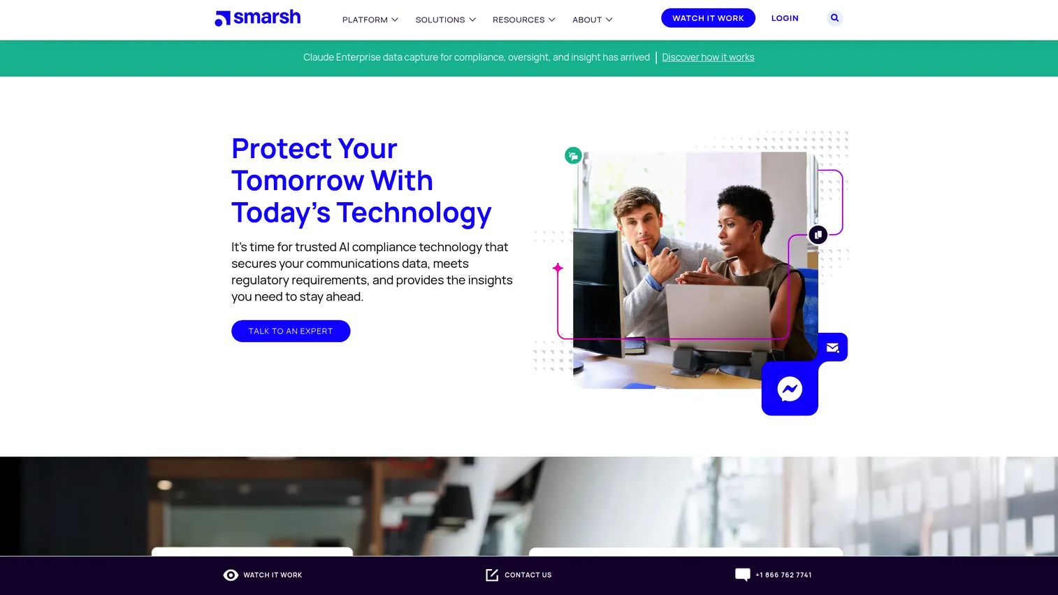 Smarsh vendor risk management compliance workflow
