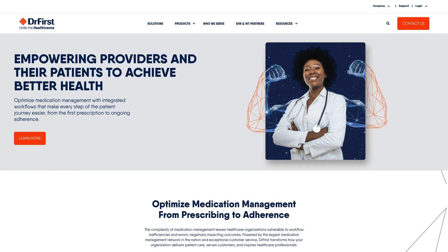 DrFirst medication management and e-prescribing workflow