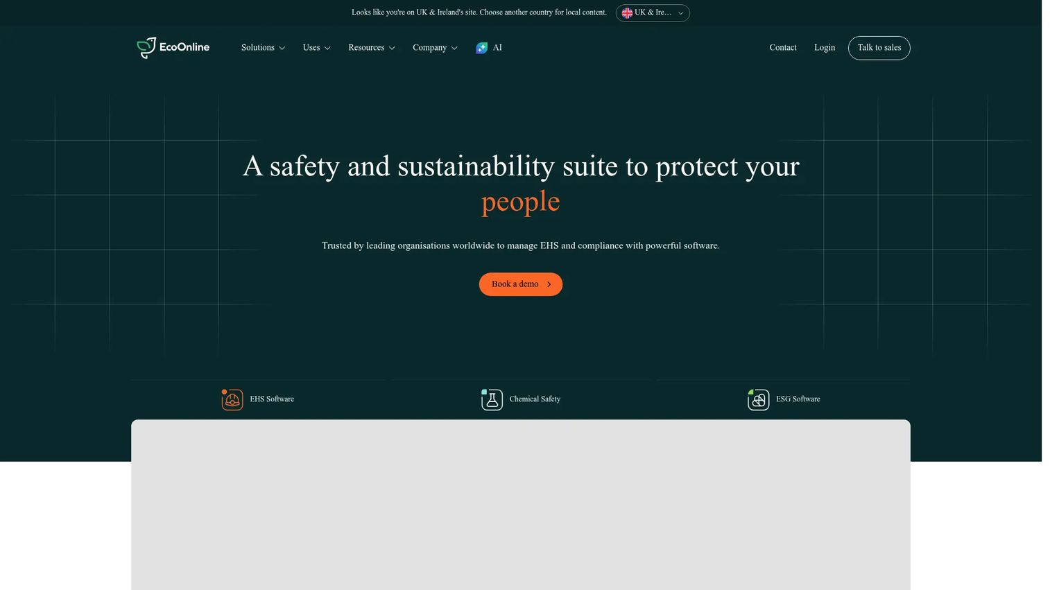 EcoOnline chemical safety platform for SDS records and workplace risk controls