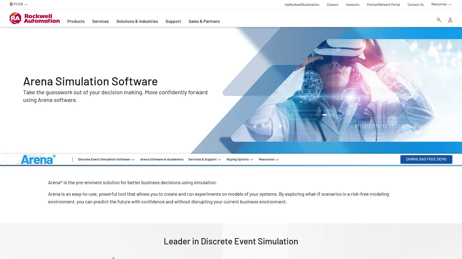 Arena Simulation Software oil and gas process model