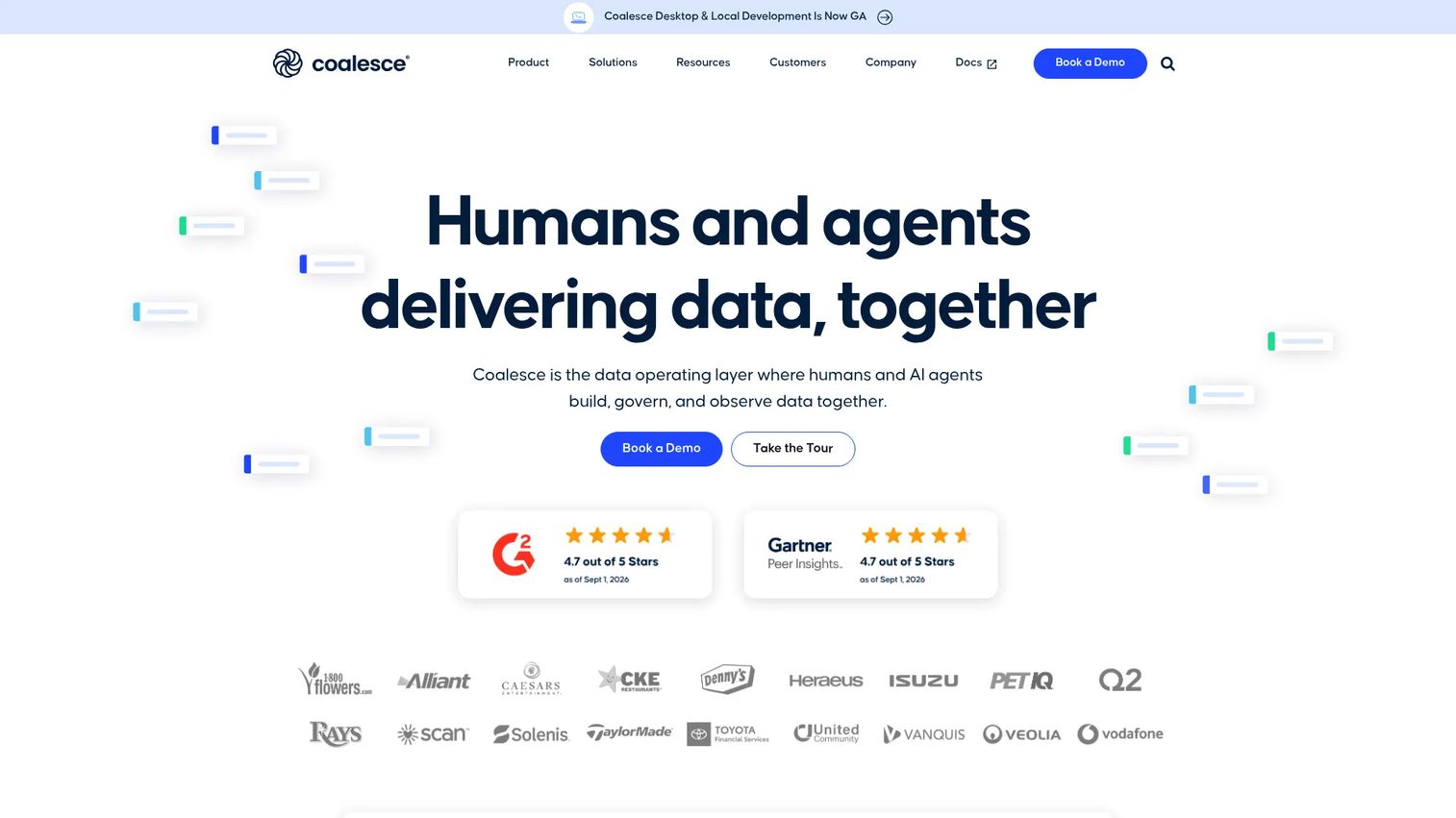 Coalesce visual development workspace for cloud data warehouse transformations