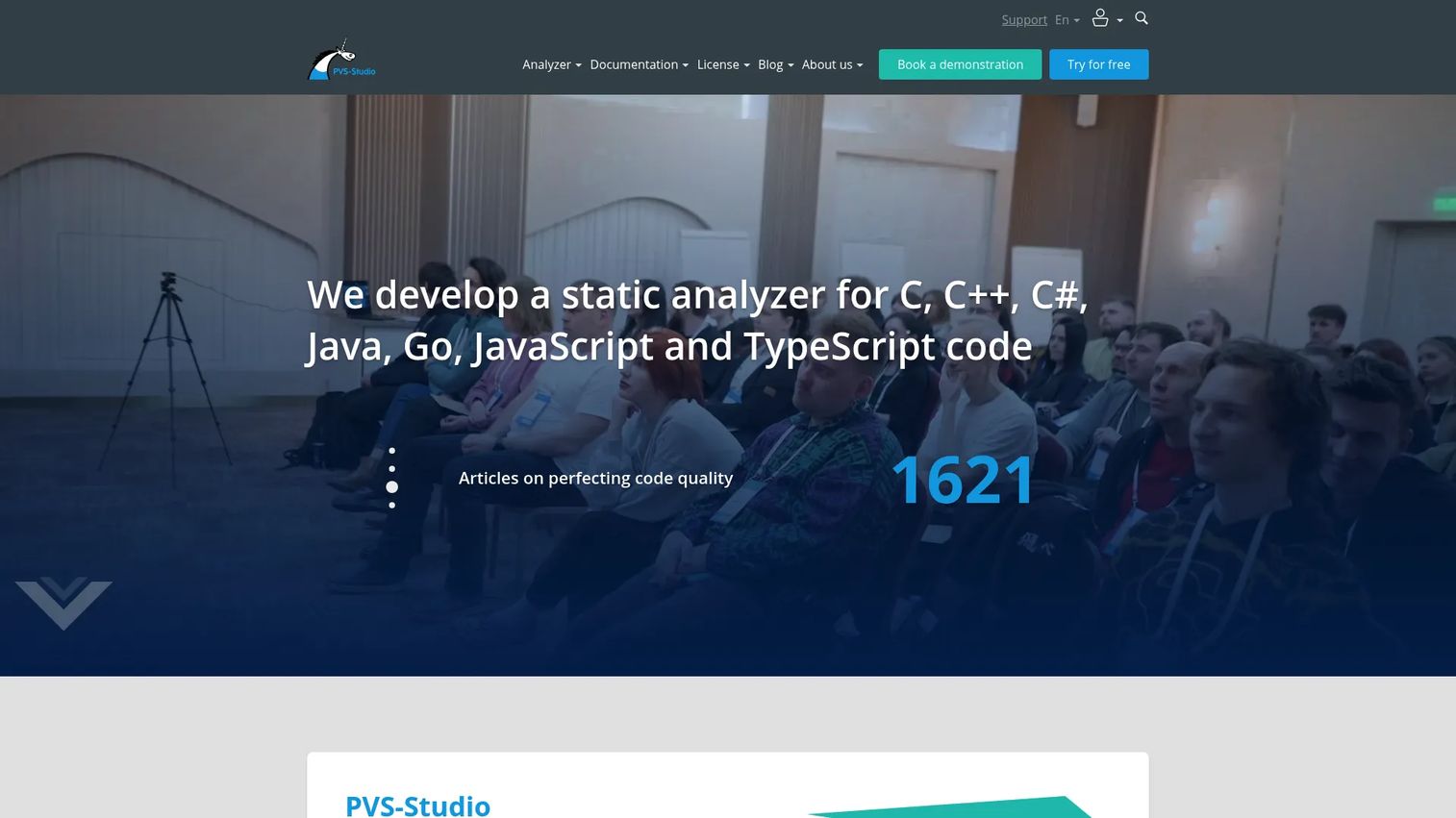 PVS-Studio static analysis findings in an integrated development environment