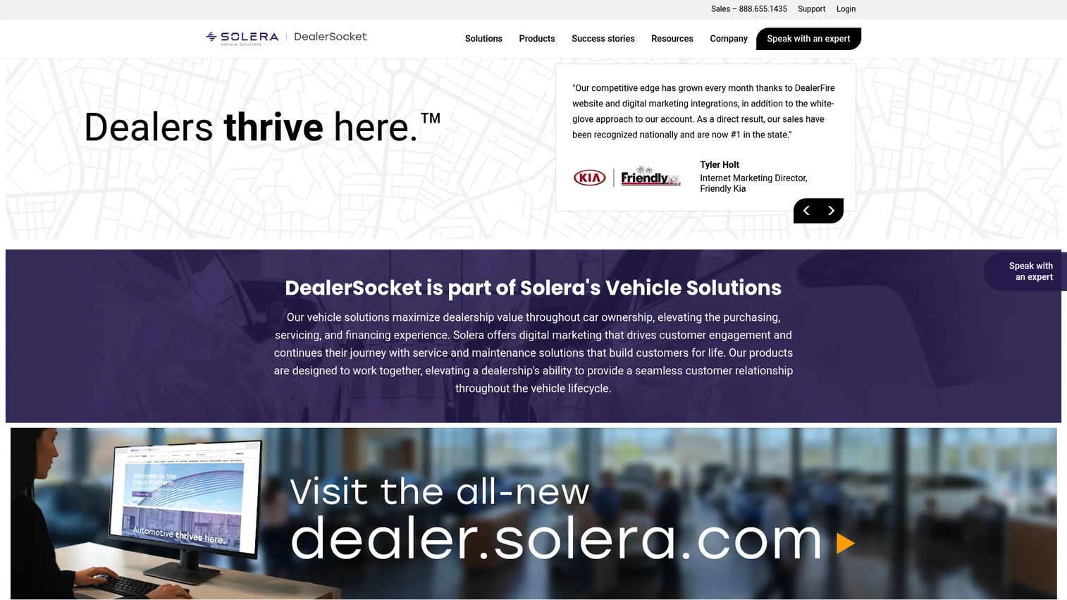 DealerSocket automotive CRM dashboard for dealership leads and follow-up workflows