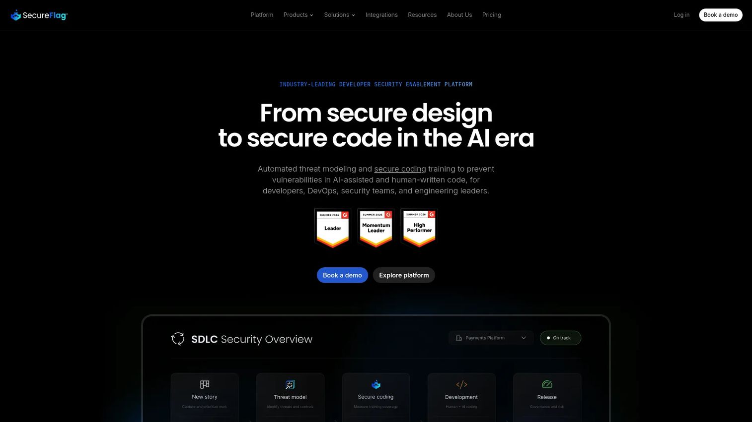 SecureFlag hands-on secure coding training labs for developers