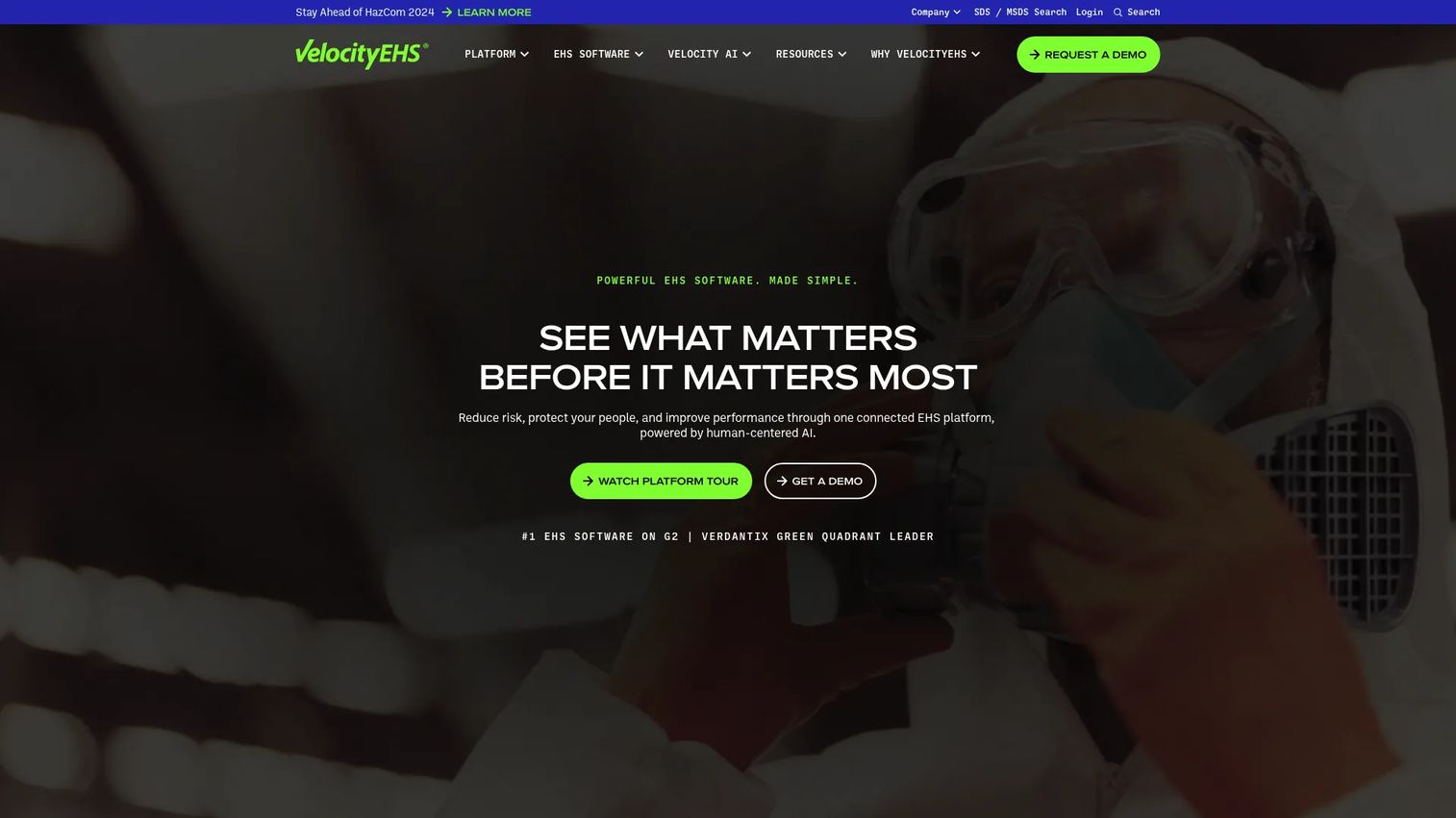 VelocityEHS Contractor Safety contractor compliance platform