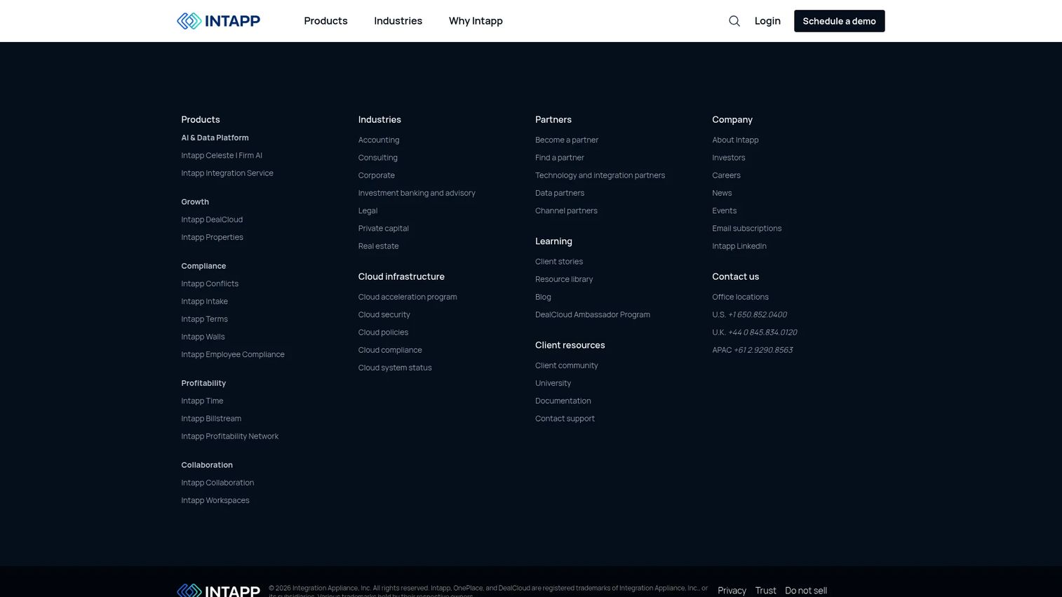 Intapp Documents platform for professional services document management