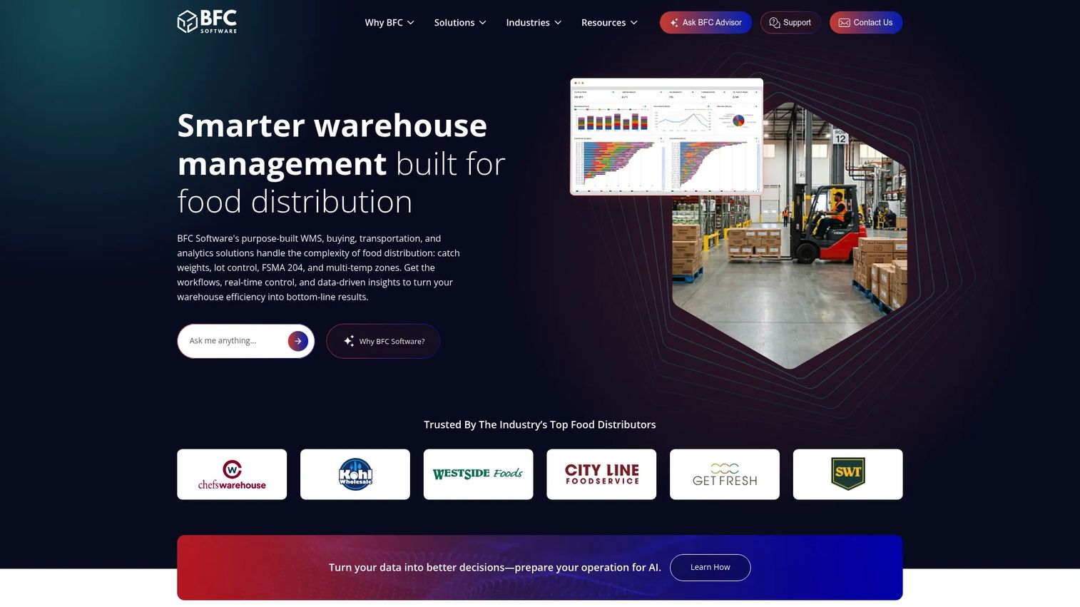 BFC Software homepage screenshot