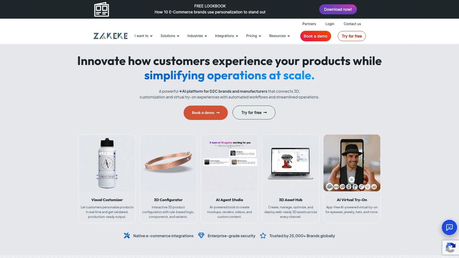 Zakeke ecommerce product customizer with 3D visualization
