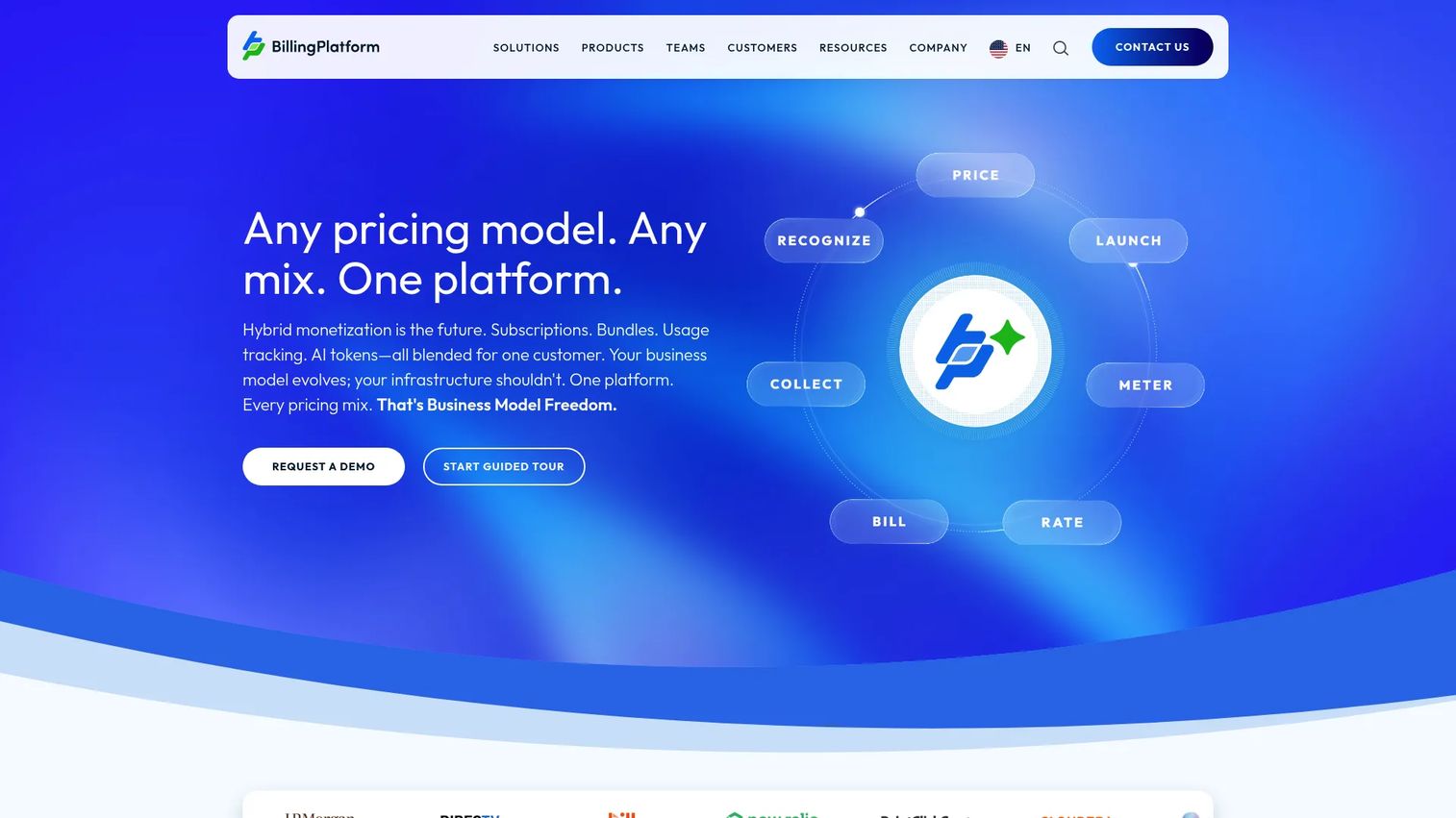BillingPlatform configuration dashboard for enterprise recurring billing