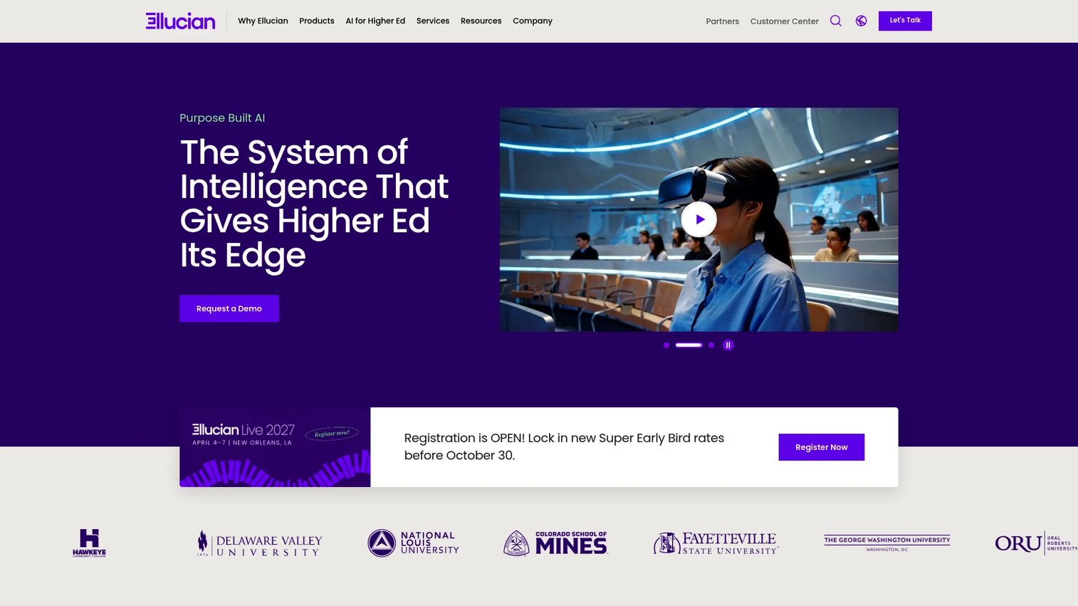 Ellucian student success platform for academic planning and advising.
