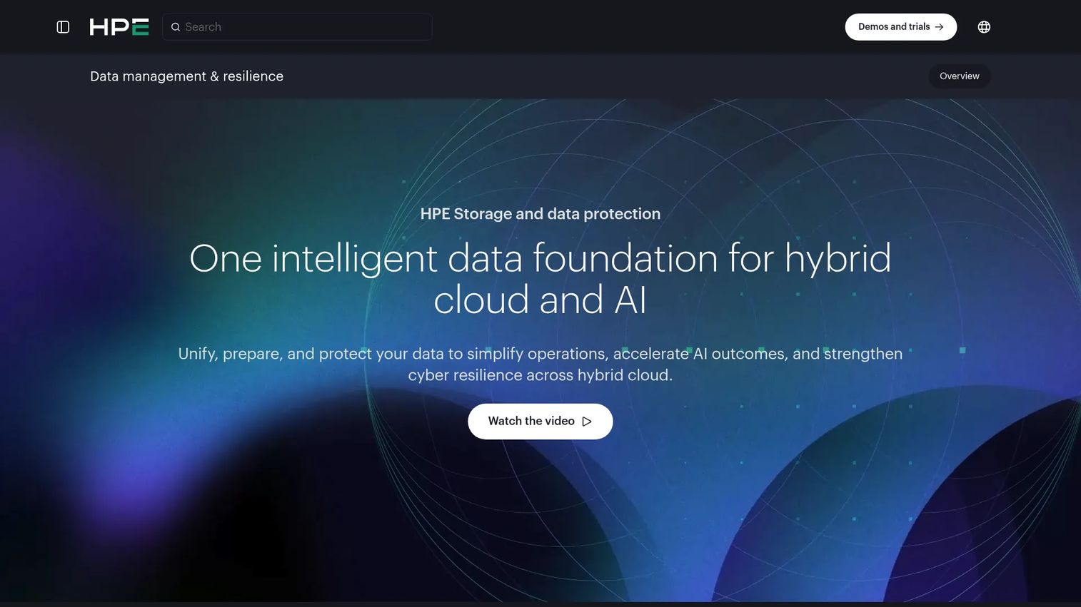 HPE storage management platform for hybrid infrastructure monitoring