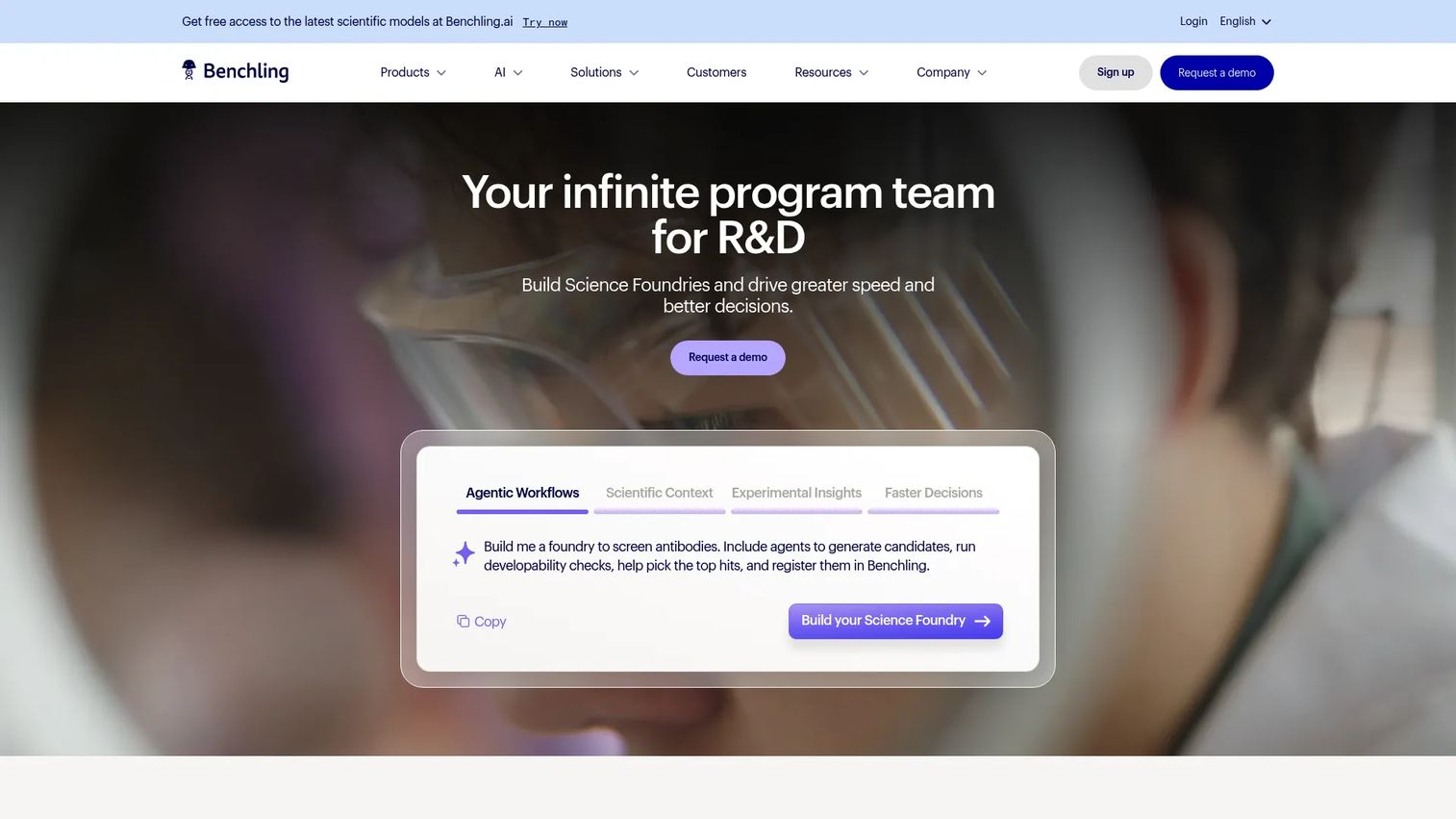 Benchling research and lab inventory management platform