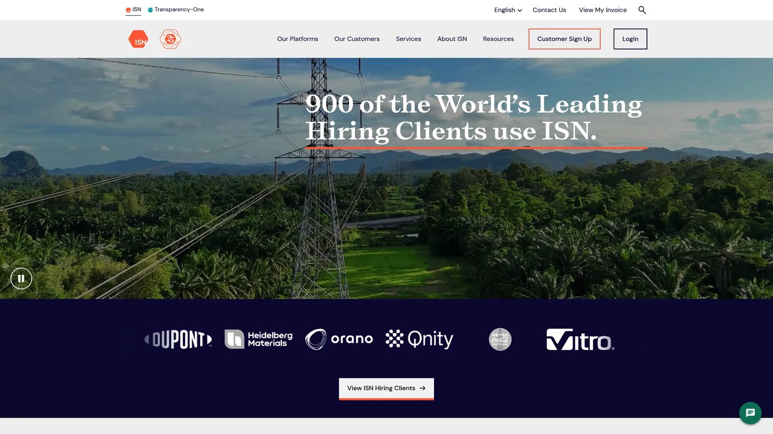 ISNetworld contractor management network and compliance