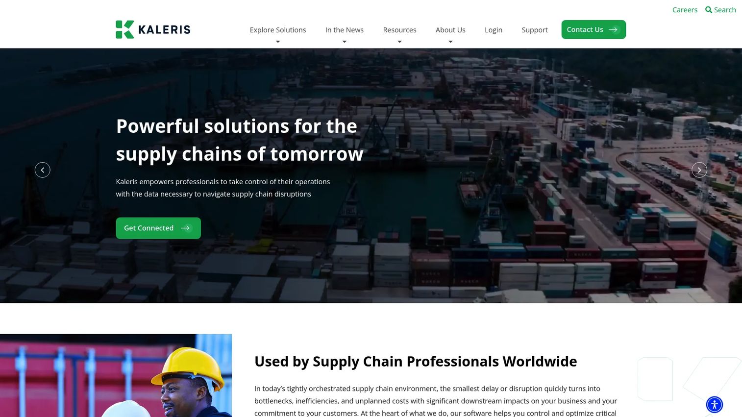 Kaleris operations platform for terminal and transportation coordination