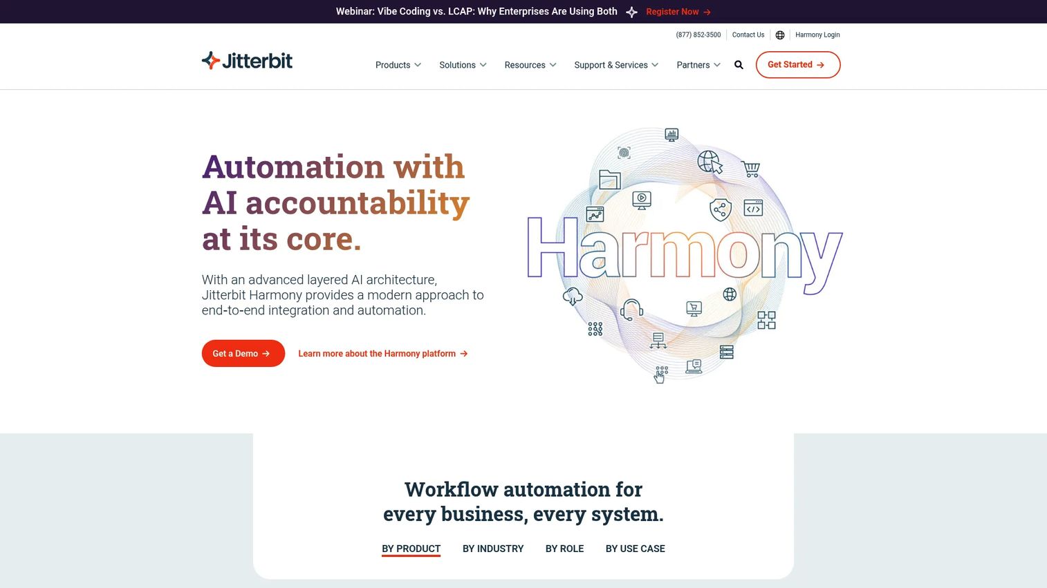 Jitterbit commerce integration platform workflow builder