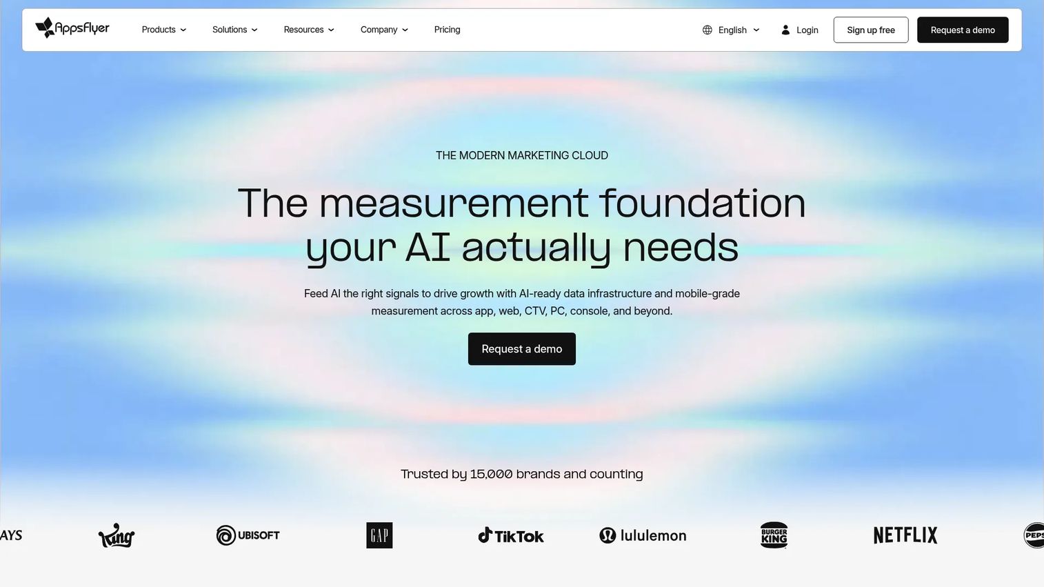 AppsFlyer mobile measurement dashboard