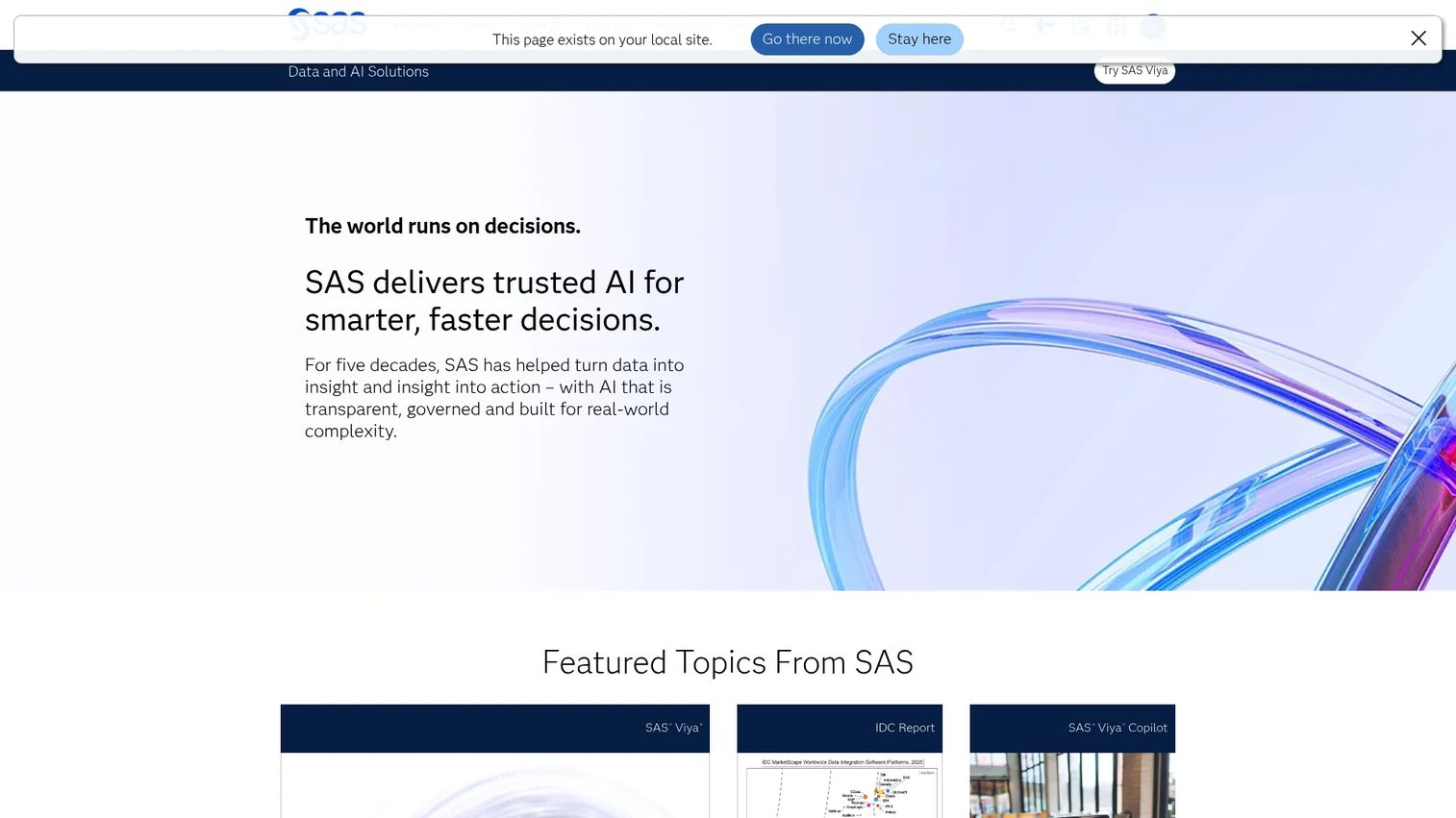 SAS analytics software for clinical research data