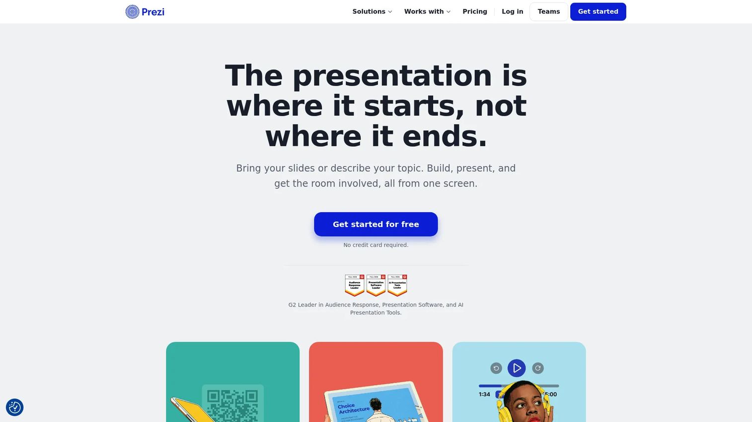 Prezi visual storytelling software for ad creative