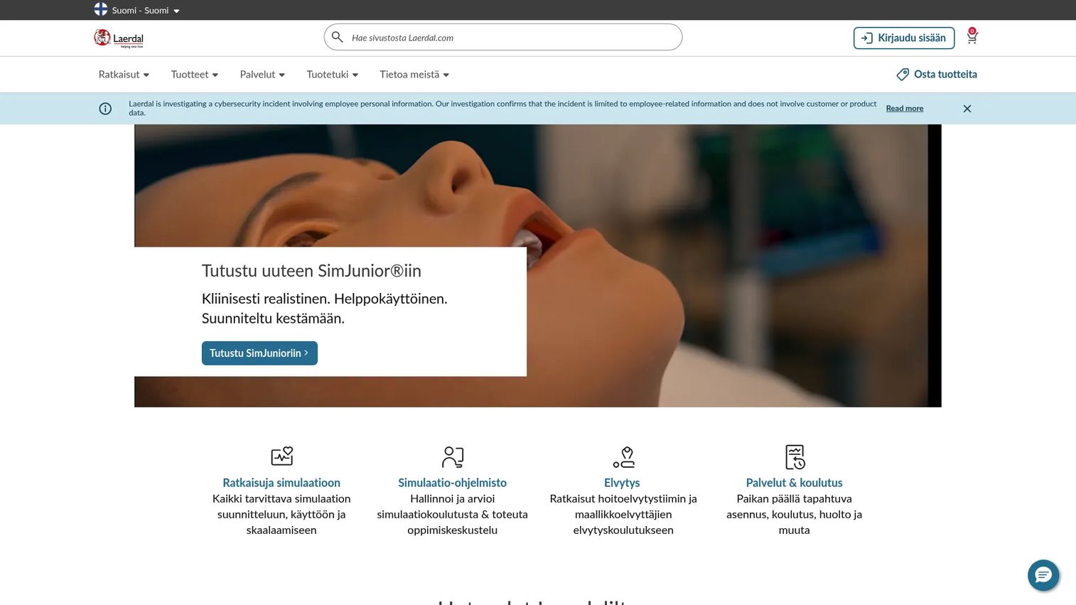 Laerdal Medical simulation training software and patient simulator