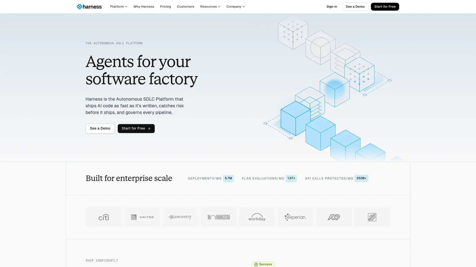 Harness software delivery pipeline dashboard