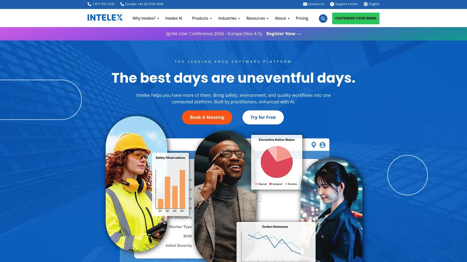 Intelex audit and compliance management platform