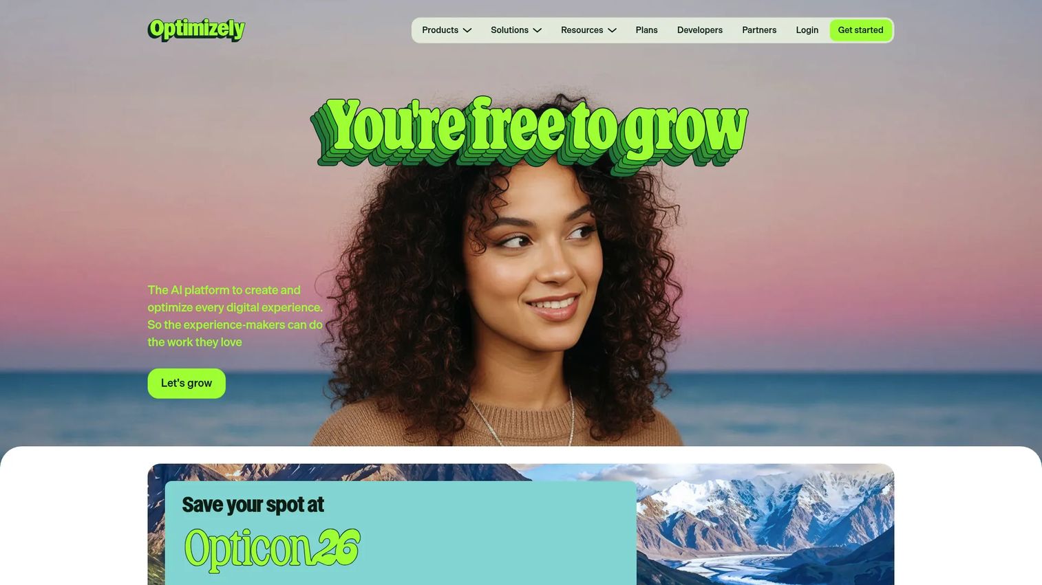 Optimizely experimentation dashboard